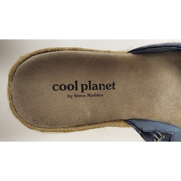 Cool Planet by Steve Madden Women's Juniper Gray Multi Tie-Dye Slide Sandals 7.5 - Picture 6 of 8